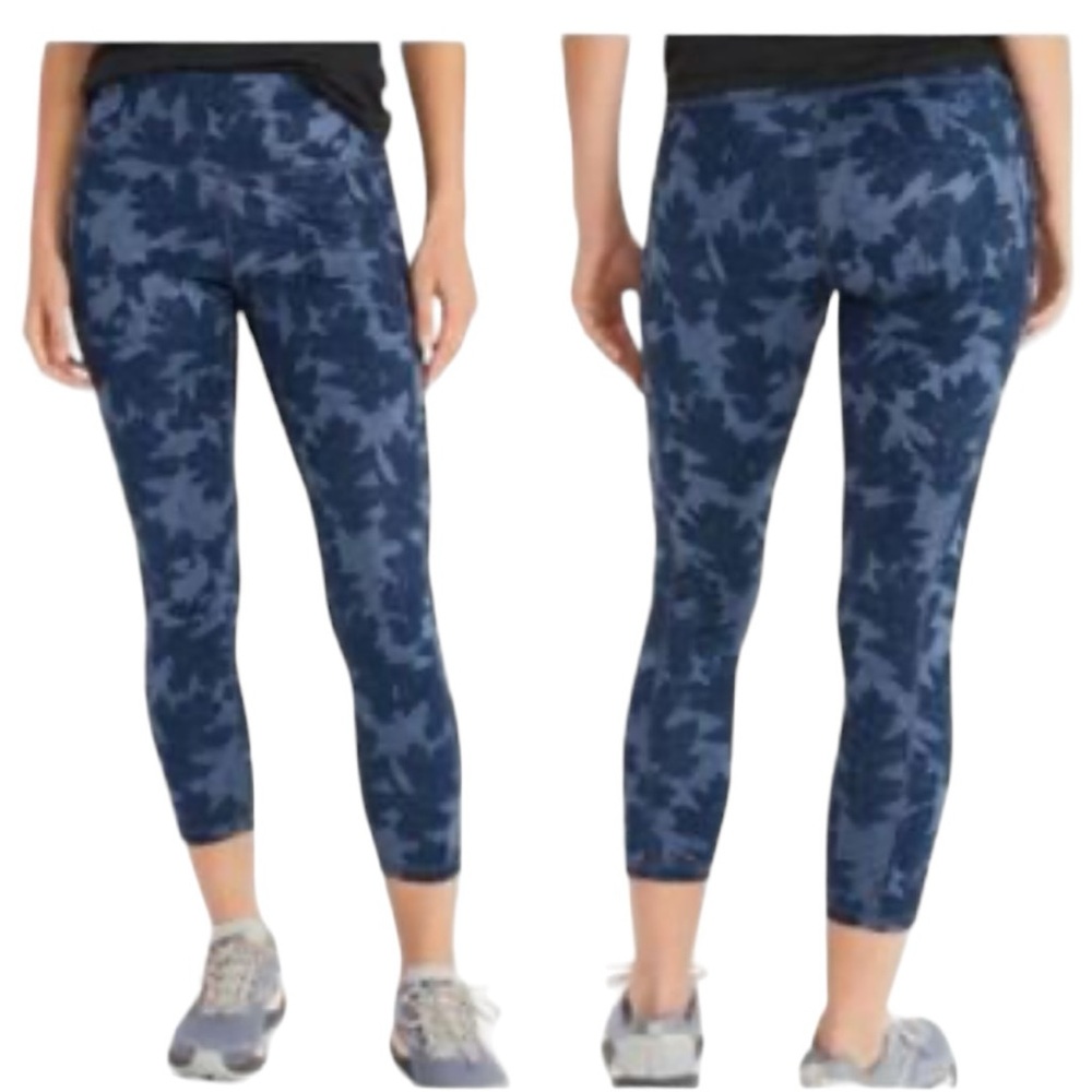 Marmot Rock Haven 7/8 Leggings Blue Med Woman Activewear Yoga